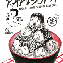 RAPISOPA. Un proyecto de Diseño e Ilustración tradicional de nori kobayashi Seki - 06.10.2016