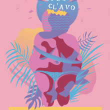Venus (Portada Psicoclavo Fanzine). Ilustração tradicional, e Design gráfico projeto de Alejandro Prieto - 16.09.2016