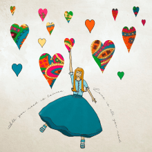 Mi Proyecto del curso: Ilustración original de tu puño y tableta - All you need is love. Un proyecto de Diseño de Marta Marcuzzi - 14.10.2016