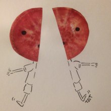 Pomelón!!. Un proyecto de Ilustración tradicional y Collage de Tatiana Moneta - 16.10.2016