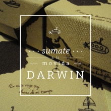 DARWIN, Set de librería. Traditional illustration, Graphic Design, and Packaging project by Rocío Giunta - 12.19.2014