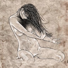 Rotoscopia al desnudo. Traditional illustration, Animation, and Fine Arts project by Víctor Martín Rodríguez - 10.22.2016
