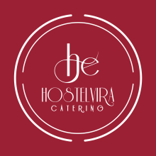 Actualización logo y papelería Catering Hostelvira. Un proyecto de Br e ing e Identidad de María González Sánchez - 14.10.2015