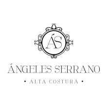 Actualización logo Ángeles Serrano Alta Costura. Un proyecto de Br e ing e Identidad de María González Sánchez - 24.04.2015