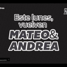 Mateo&Andrea: Vídeo redes sociales. Un proyecto de Diseño gráfico de David Páramo Reina - 25.08.2016