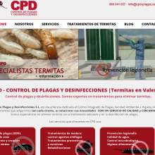 Tratamiento de termitas en Alicante. Web Design project by Alex Costelo - 02.19.2014