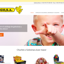 Mayorista de juguetes y caramelos. Web Design project by Alex Costelo - 10.07.2015