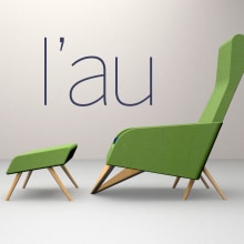 L'au chaise lounge. Design, e Design de produtos projeto de Andrés Merizalde - 26.10.2016