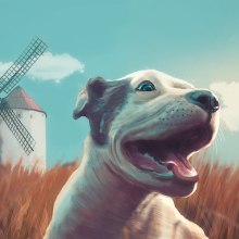 Dog. Traditional illustration, and Fine Arts project by Dídac Soto Valdés - 10.28.2016