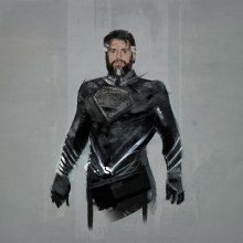 Superman Black suit / Henry Cavill. Un proyecto de Diseño de personajes y Cine de Ismael Alabado - 31.10.2016