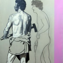 Nude-Naked. Pintura projeto de Miguel Morales - 01.11.2016
