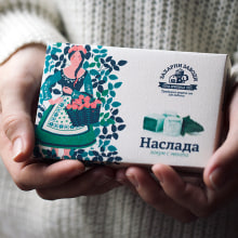 LOKUM (dulce búlgaro). Un proyecto de Ilustración tradicional, Br, ing e Identidad, Diseño gráfico, Packaging y Tipografía de Vania Nedkova - 19.09.2015