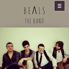 Beals The Band. Design, Br, ing e Identidade, Design gráfico, Web Design, e Redes sociais projeto de Andrea Peiruza - 02.11.2016