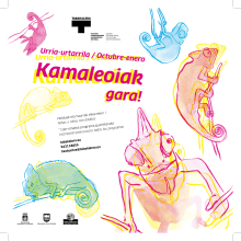 KAMALEOIAK GARA! Tabakalera. Un proyecto de Ilustración tradicional y Diseño gráfico de Josune Urrutia Asua - 03.07.2016