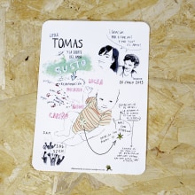 TOMÁS y la suerte del amor. Een project van Traditionele illustratie van Josune Urrutia Asua - 03.11.2013