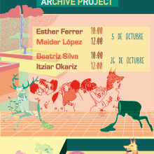 Cartel "Proyecto Archivo" para la Universidad del Pais Vasco. Un progetto di Illustrazione tradizionale, Belle arti, Graphic design e Calligrafia di Raquel Requejo - 04.11.2016