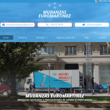 Mudanzas en Zaragoza Euromartínez Ein Projekt aus dem Bereich Webdesign von Alex Costelo - 01.11.2016