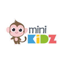 MiniKidz Logo. Character Design project by Núria Aparicio Marcos - 11.07.2016