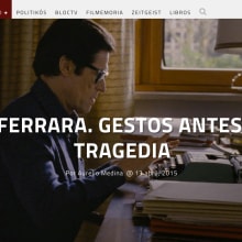 Miradas de Cine. Cop, and writing project by Aurelio Medina - 09.07.2012