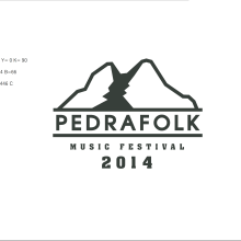 PEDRAFOLK 2014. Un proyecto de Diseño, Publicidad, Dirección de arte y Diseño gráfico de Pau Codina Oliva - 08.11.2016