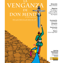 Cartel para obra de Teatro, con ilustración a mano.. Traditional illustration, and Graphic Design project by pilar vera marañón - 11.08.2016