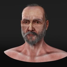 Middle-aged Man. 3D, Animation, and Character Design project by Hector Lucas - 08.24.2016