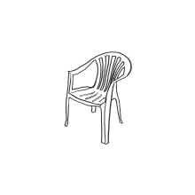 Illustration - Chairs, a personal study about chairs. Un progetto di Illustrazione tradizionale di Francesca Danesi - 31.07.2016