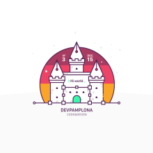 Design & Code Meetup :: Pamplona. Un proyecto de Ilustración tradicional y Diseño gráfico de Jokin Lopez - 15.11.2016