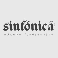 Sinfónica de Málaga. Br, ing, Identit, T, pograph, and Web Design project by Estudio Santa Rita - 11.20.2016