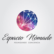 Logo para Espacio Nómade. Design gráfico projeto de Mora López Cerviño - 21.11.2016
