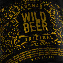 WILD BEER. Design, Traditional illustration, Graphic Design, Packaging, and Product Design project by J.ÁNGEL CARBALLO - 11.22.2016