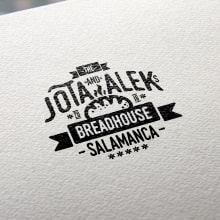 LOGO JOTA AND ALEX´S BREADHOUSE. Design, Br, ing, Identit, and Graphic Design project by J.ÁNGEL CARBALLO - 11.22.2016