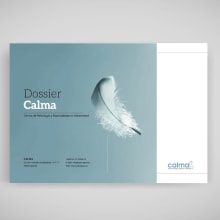 Dossier Centro Psicología "Calma". Editorial Design project by BeArt - 11.23.2016