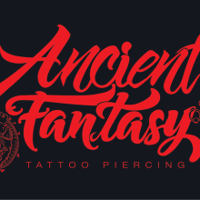 Ancient Fantasy Tattoo. Design, Ilustração tradicional, Direção de arte, e Tipografia projeto de zstudio - 19.09.2016
