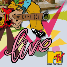 Music Live MTV. Un proyecto de Diseño, Ilustración tradicional, Dirección de arte y Diseño gráfico de zstudio - 23.11.2016
