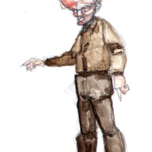Esbozos, línea y personajes a la acuarela. Un proyecto de Ilustración tradicional de Iker Sticher Carrera - 08.03.2015