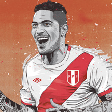 Cracks Copa América. Ilustração tradicional, Direção de arte, e Design gráfico projeto de Fer Taboada - 21.07.2015