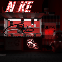 Nike Street Food. Design, Traditional illustration, 3D, and Art Direction project by gonzzzalo - 11.28.2016