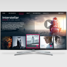 Smart TV UI/UX. UX / UI projeto de Olmo Rodríguez - 28.11.2016