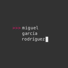 Miguel García - Logo & Business Card. Br e ing e Identidade projeto de Margarita Kartashova - 28.11.2016