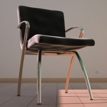 Chair 3D . Interior Architecture project by Daniel Esteban Restrepo Marin - 11.28.2016