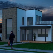 House 3D. 3D, e Arquitetura projeto de Daniel Esteban Restrepo Marin - 28.11.2016