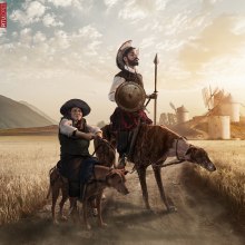 Don Quijote. Un proyecto de Fotografía, Dirección de arte y Diseño gráfico de Pitu López - 01.12.2016