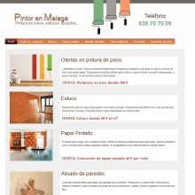 Pintor en Málaga. Web Development project by Antonio Gonzalez - 12.03.2016
