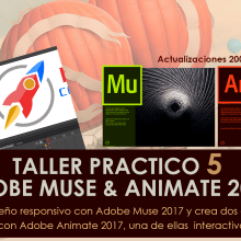 TALLER 5 ADOBE MUSE & ADOBE ANIMATE 2017. Un proyecto de Desarrollo Web de AdobeMUSEtutoriales - 30.11.2016