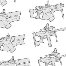 Weapons concept art. Un proyecto de Ilustración de Marco Antonio Paraja Corbato - 05.12.2016