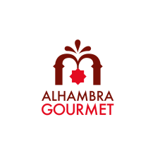 Proyecto Alhambra Gourmet. Imagen corporativa y cartelismo.. 3D, Design gráfico, e Naming projeto de Jorge Merino Rodriguez - 19.05.2016