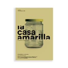 La Casa Amarilla, poster para el documental de Joel Rico Rada.. Un proyecto de Diseño, Dirección de arte, Diseño gráfico, Collage y Cine de coolte.net - 11.12.2016