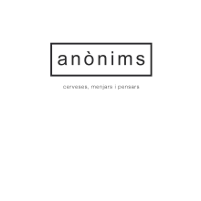 carta menús :: Restaurant Anònims . Un proyecto de Diseño gráfico de David Alcaide Negre - 12.12.2016