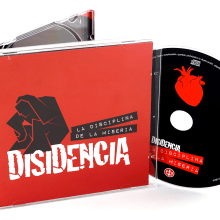 Diseño CD Disidencia. Un projet de Design , Illustration traditionnelle, Musique , et Design graphique de Brama Taller - 15.04.2015